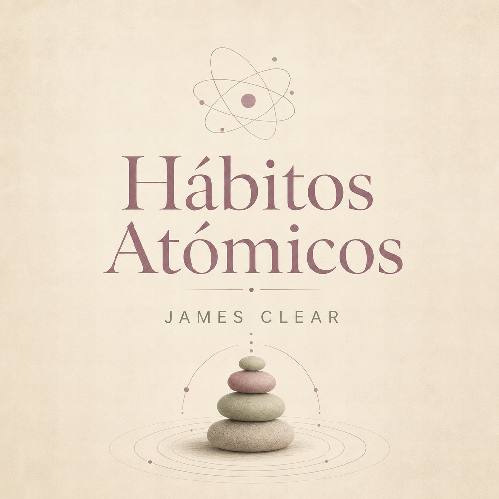 Portada de Hábitos Atómicos — James Clear